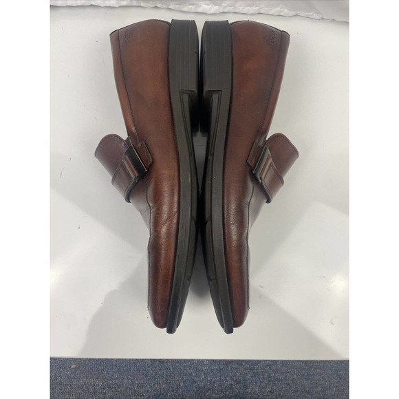 ECCO Penny Loafer Mens Buckle Brown Leather Slip On Shoes Size 46 US 12 12.5 main image 5